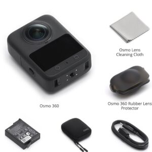 DJI Osmo 360 105GB Camera Standard Combo, 360°Imagem e Vídeo, 8K Nativo